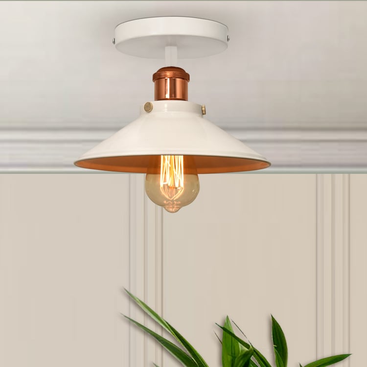 HOMESAKE Metal Semi Flush Mount Ceiling Light