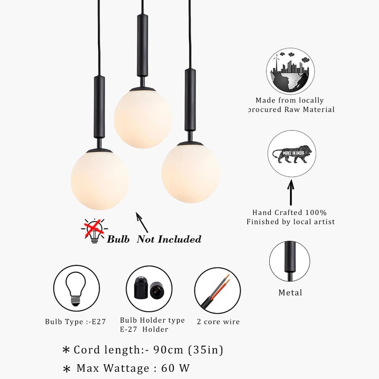 HOMESAKE Metal Cluster Ceiling Lamp