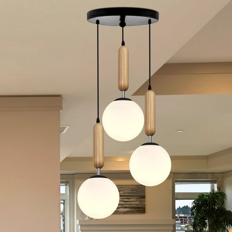 HOMESAKE Glass Cluster Ceiling Light