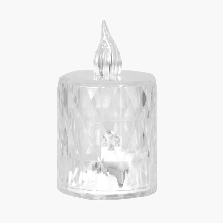 HOMESAKE Set of 6 Diamond-Shape LED T-Light Candles