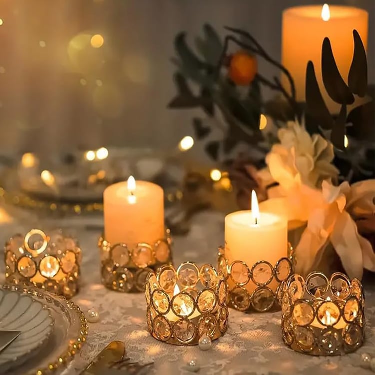 HOMESAKE Set of 10 T-Light Candle Holders