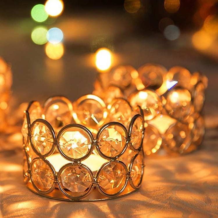 HOMESAKE Set of 10 T-Light Candle Holders