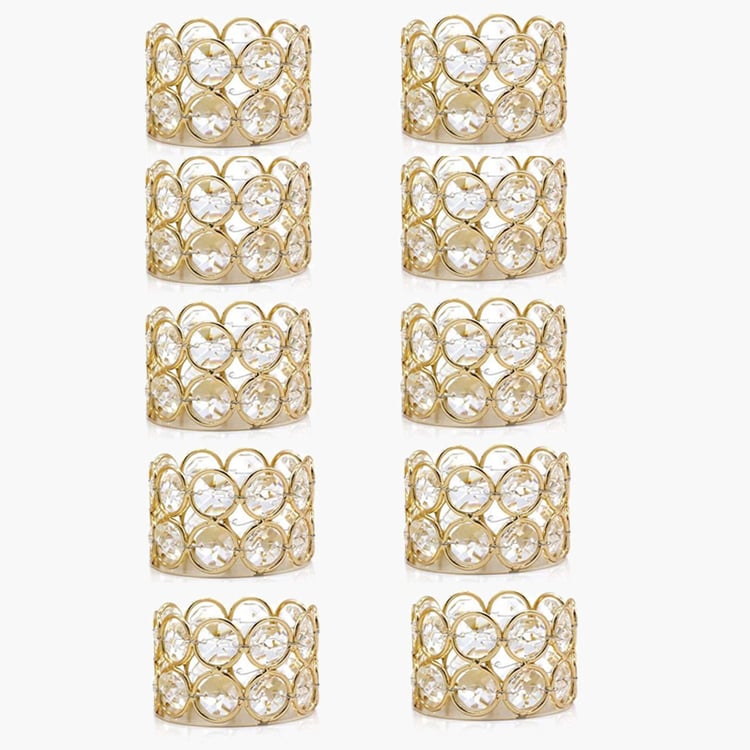 HOMESAKE Set of 10 T-Light Candle Holders