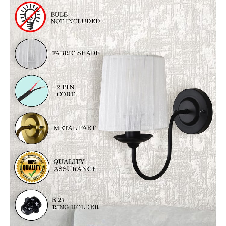HOMESAKE Set of 2 Metal Wall Lamps