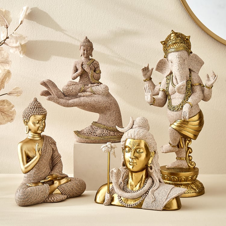Enlighten Sand Polyresin Shiva Figurine