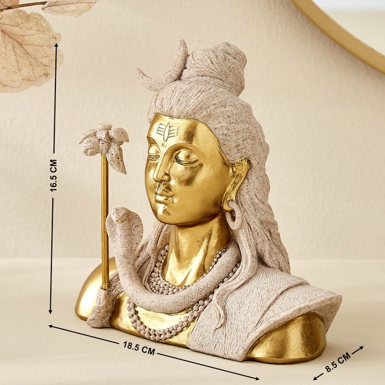 Enlighten Sand Polyresin Shiva Figurine