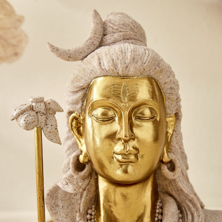 Enlighten Sand Polyresin Shiva Figurine