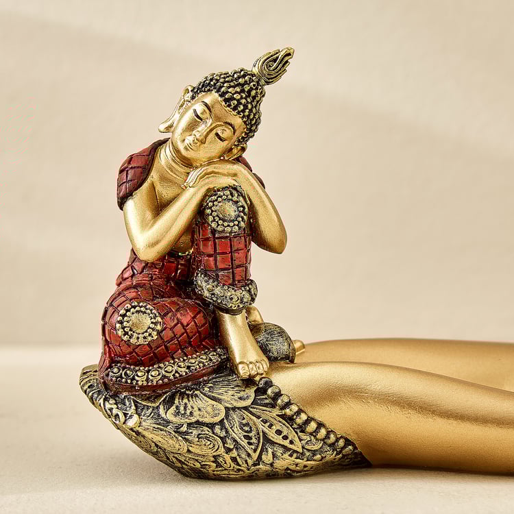 Alpana Ojas Polyresin Buddha Incense Holder