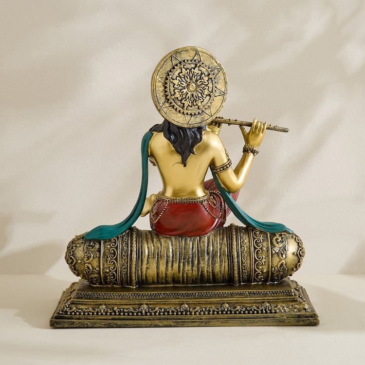 Alpana Ojas Polyresin Krishna with Flute Figurine