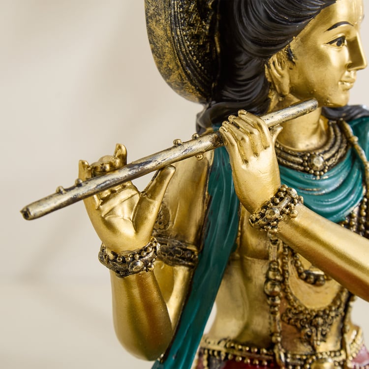 Alpana Ojas Polyresin Krishna with Flute Figurine