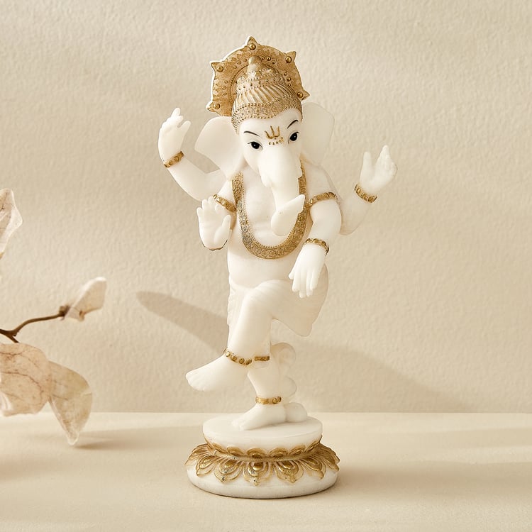 Enlighten Amudha Polyresin Dancing Ganesha Figurine
