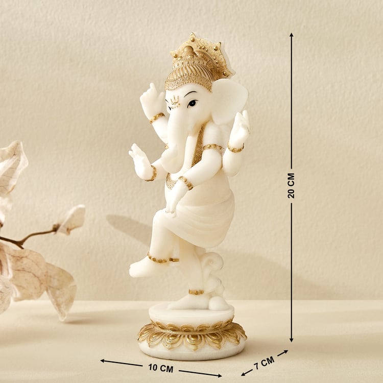 Enlighten Amudha Polyresin Dancing Ganesha Figurine