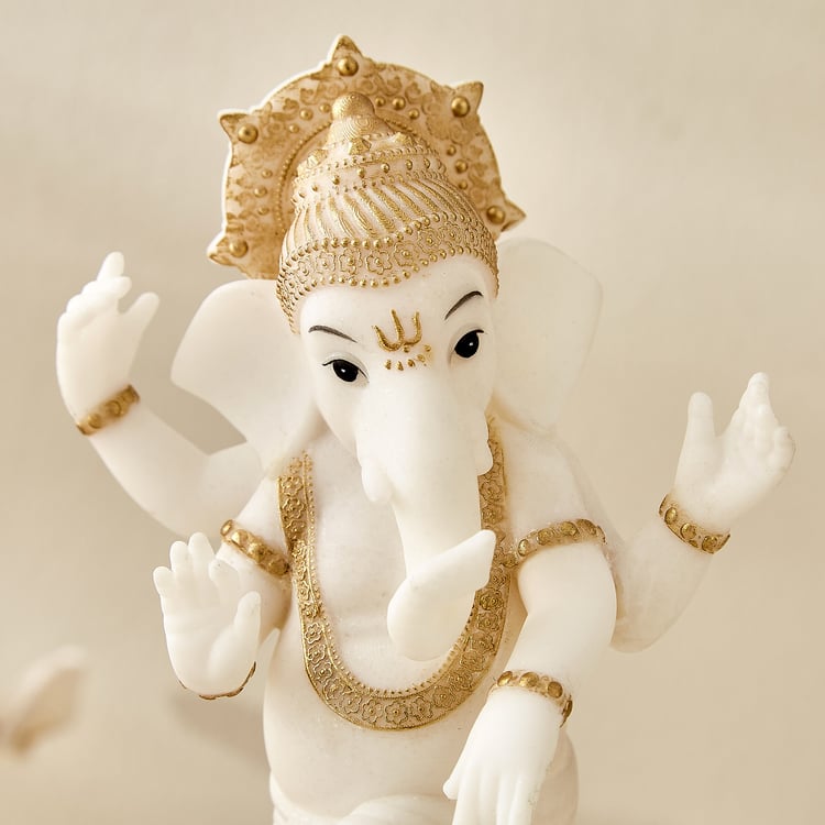 Enlighten Amudha Polyresin Dancing Ganesha Figurine