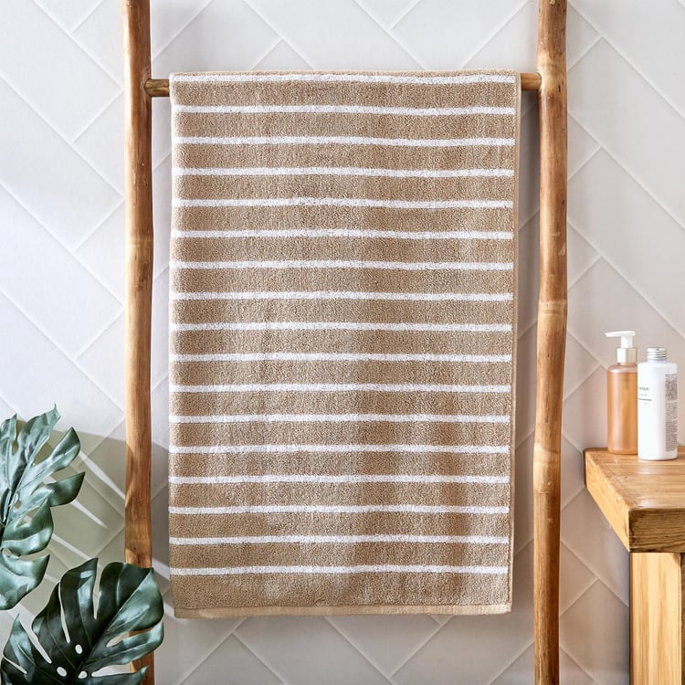 Colour Refresh Essense Cotton Stripe Bath Towel - 70x140cm
