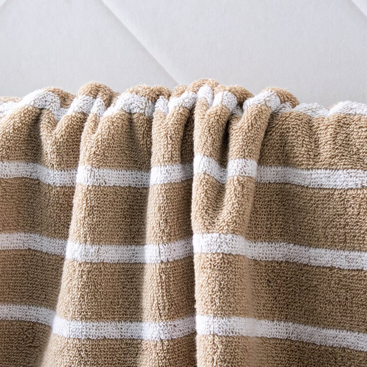 Colour Refresh Essense Set of 2 Cotton Striped Hand Towel - 60x40cm