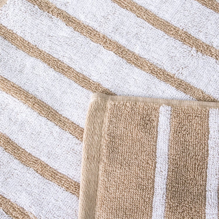 Colour Refresh Essense Set of 2 Cotton Striped Hand Towel - 60x40cm