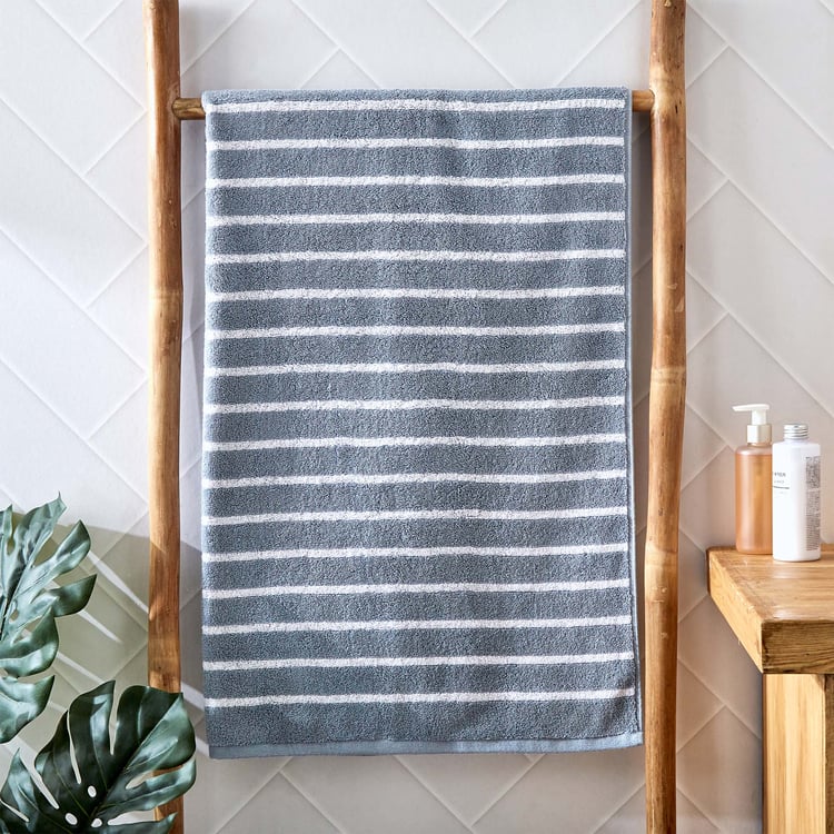 Colour Refresh Essense Cotton Stripe Bath Towel - 70x140cm