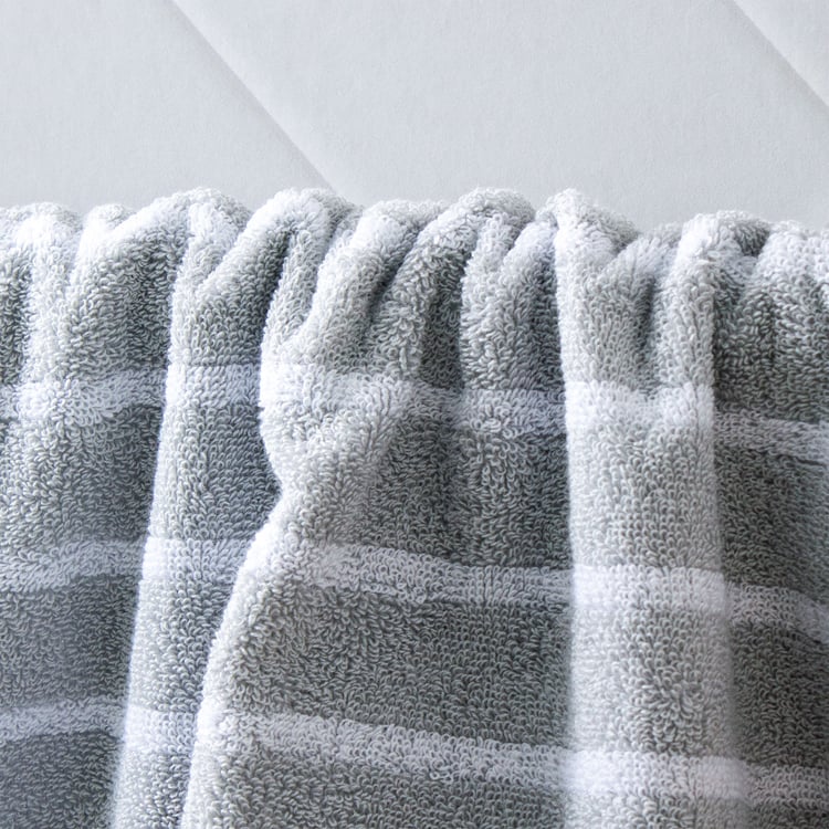 Colour Refresh Essense Set of 2 Cotton Striped Hand Towel - 60x40cm
