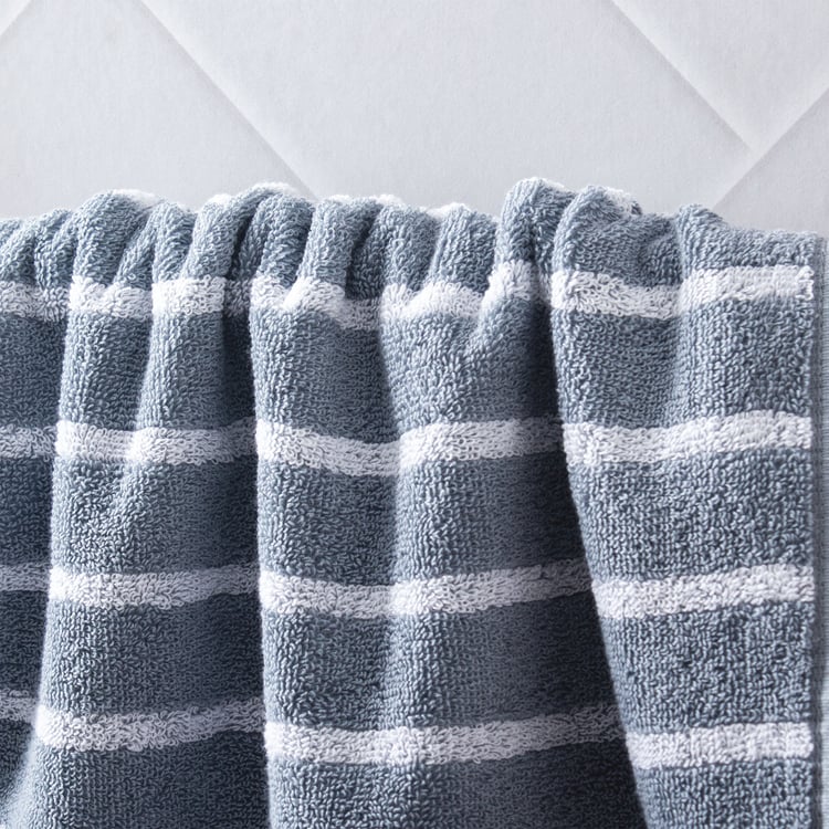 Colour Refresh Essense Set of 2 Cotton Striped Hand Towel - 60x40cm
