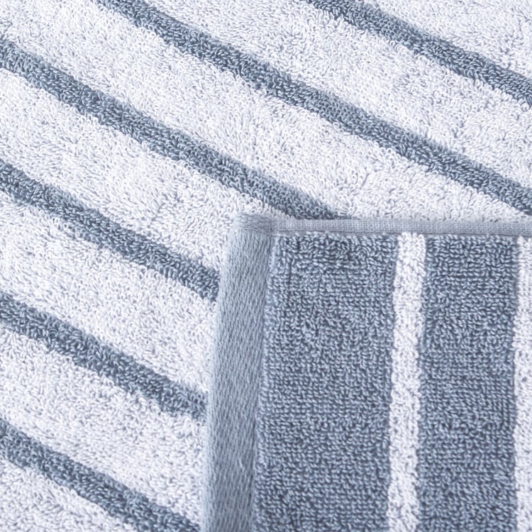 Colour Refresh Essense Set of 2 Cotton Striped Hand Towel - 60x40cm