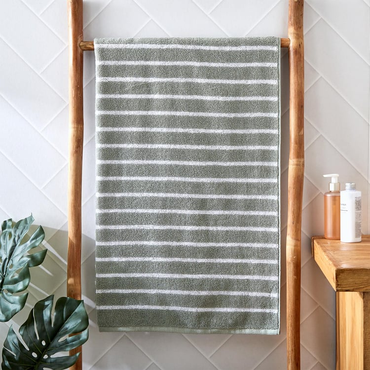 Colour Refresh Essense Cotton Stripe Bath Towel - 70x140cm