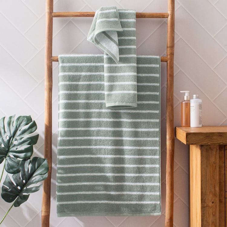 Colour Refresh Essense Set of 2 Cotton Striped Hand Towel - 40x60cm