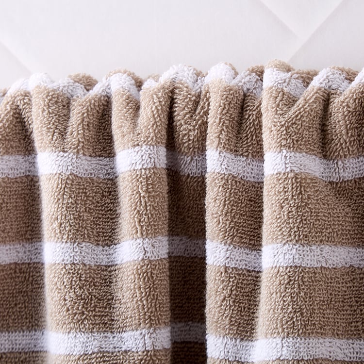 Colour Refresh Essense Set of 2 Cotton Striped Hand Towel - 60x40cm