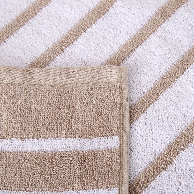 Colour Refresh Essense Set of 2 Cotton Striped Hand Towel - 60x40cm