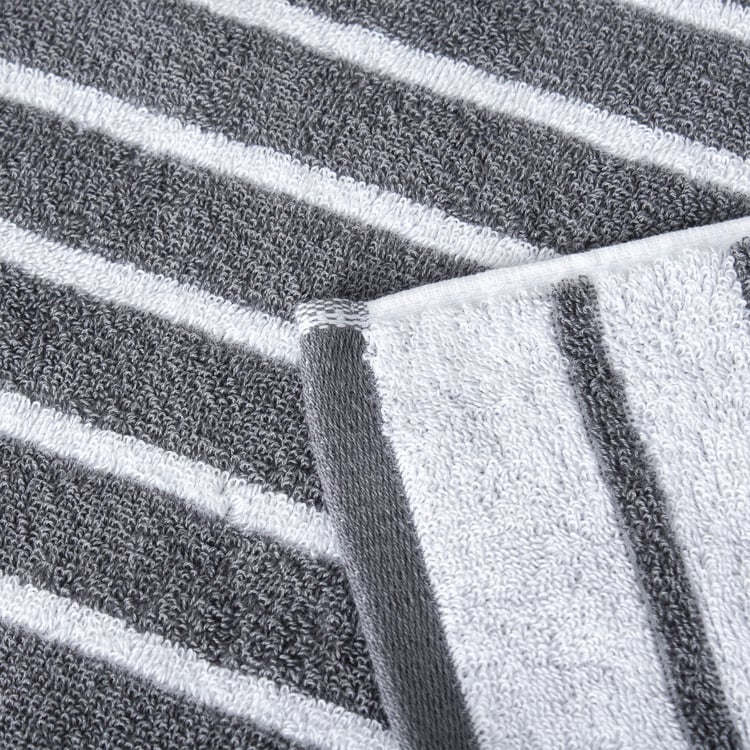 Colour Refresh Essense Set of 2 Cotton Striped Face Towels - 30x30cm