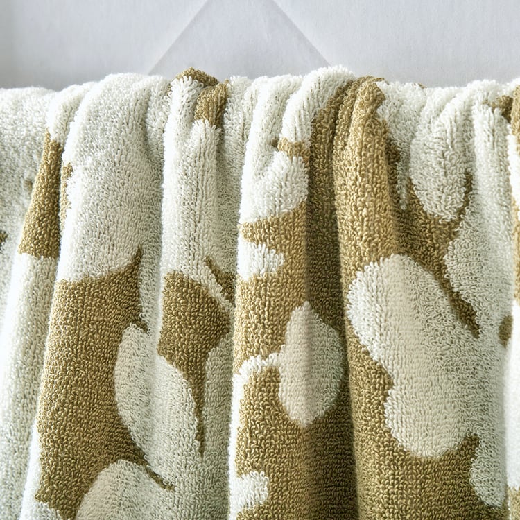 Nova Botanica Floral Cotton Jacquard Bath Towel - 70x140cm