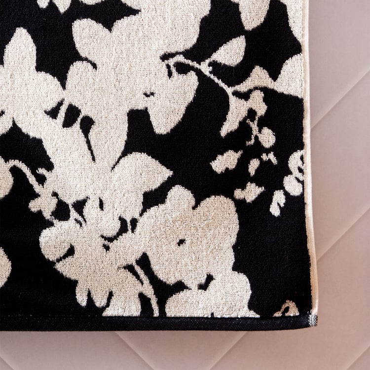 Nova Ecliptic Saga Floral Cotton Jacquard Hand Towel - 40x60cm