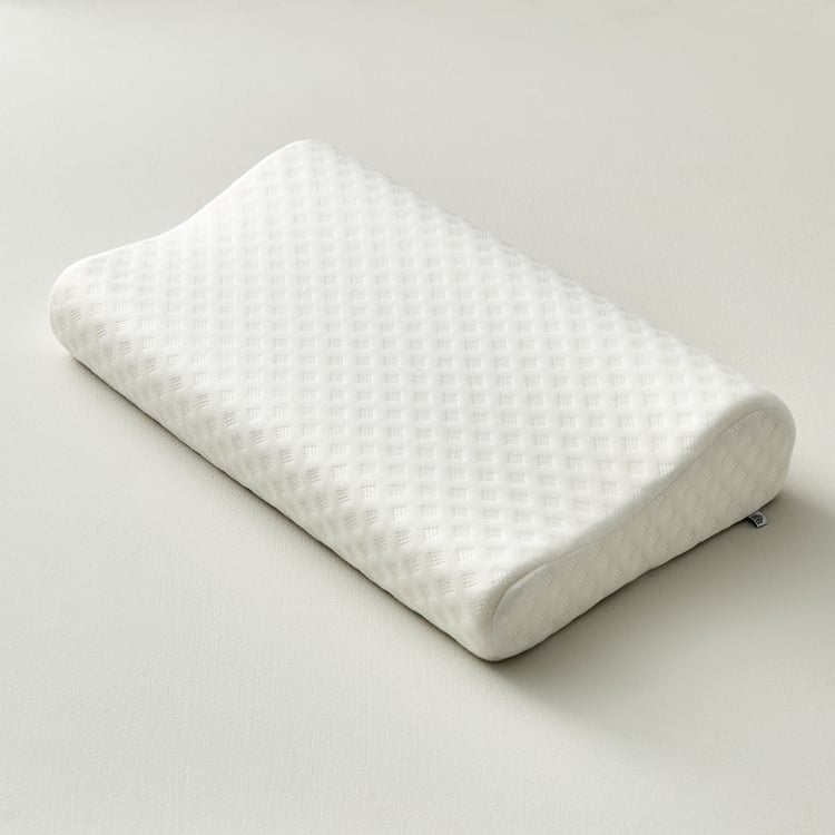 Slumber Set of 2 Memory Foam Contour Pillows - 50x30cm