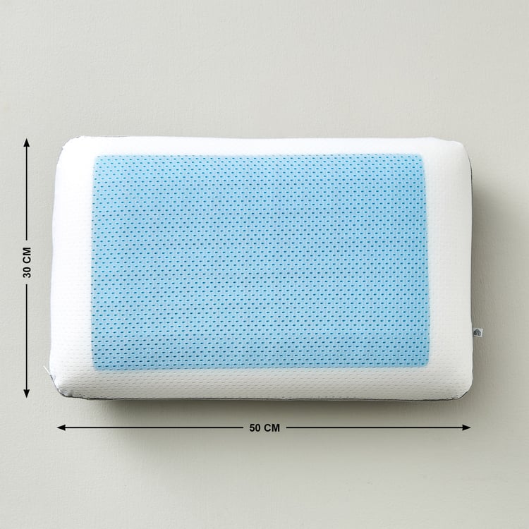 Slumber Gel Infused Memory Foam Set of 2 Pillows - 50x30cm