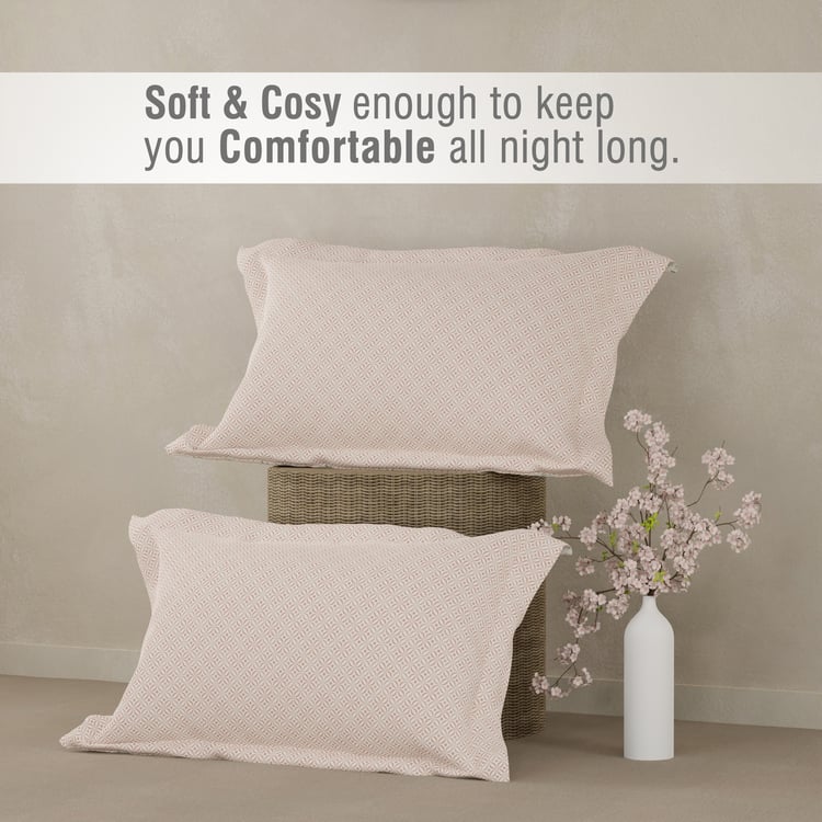 BOUTIQUE LIVING Cottage Garden Cotton 300TC Printed 3Pcs Super King Bedsheet Set