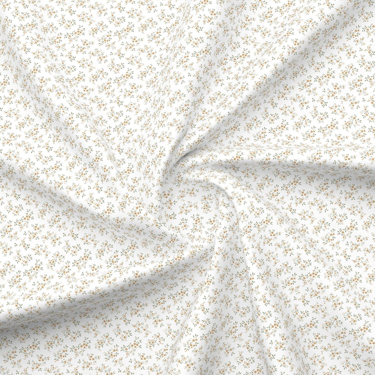 BOUTIQUE LIVING Cottage Garden Cotton 300TC Floral Print 3Pcs Super King Bedsheet Set