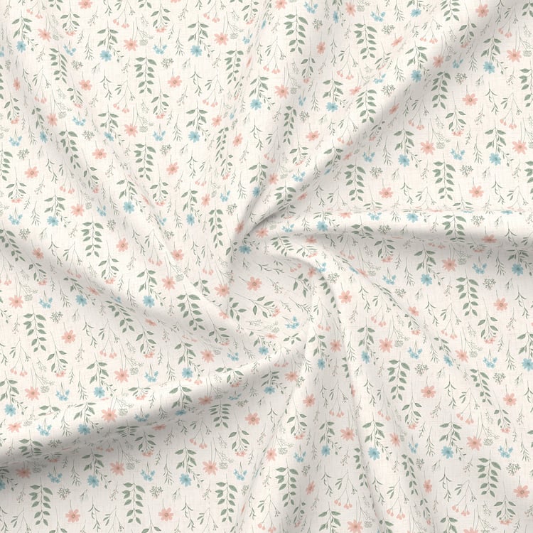 BOUTIQUE LIVING Cottage Garden Cotton 300TC Floral Print 2Pcs Single Bedsheet Set