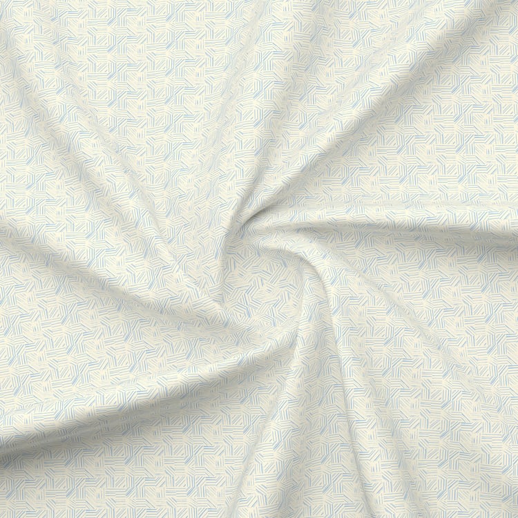 BOUTIQUE LIVING Cottage Garden Cotton 300TC Geometric Print 2Pcs Single Bedsheet Set