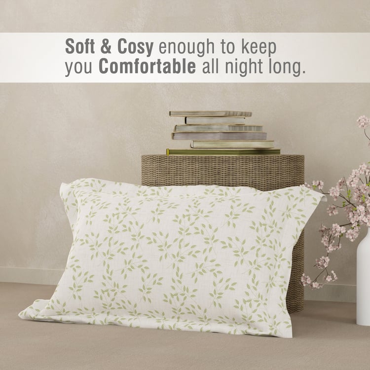 BOUTIQUE LIVING Cottage Garden Cotton 300TC Floral Print 2Pcs Single Bedsheet Set