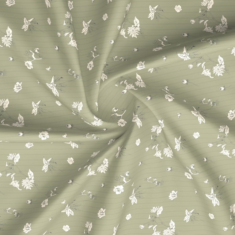 BOUTIQUE LIVING Cottage Garden Organic Cotton 300TC Floral Print 3Pcs Super King Bedsheet Set