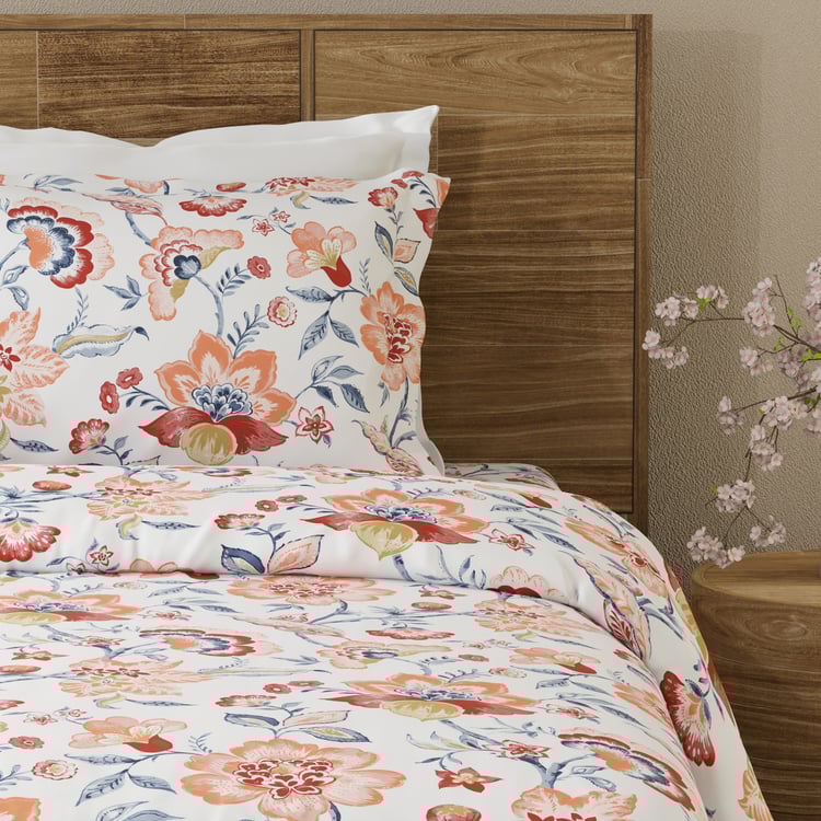 LAYERS Emaline Cotton 144TC Floral Print 2Pcs Single Bedsheet Set