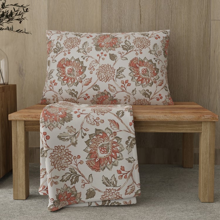 LAYERS Zen 225TC Floral Print 2Pcs Single Bedsheet Set