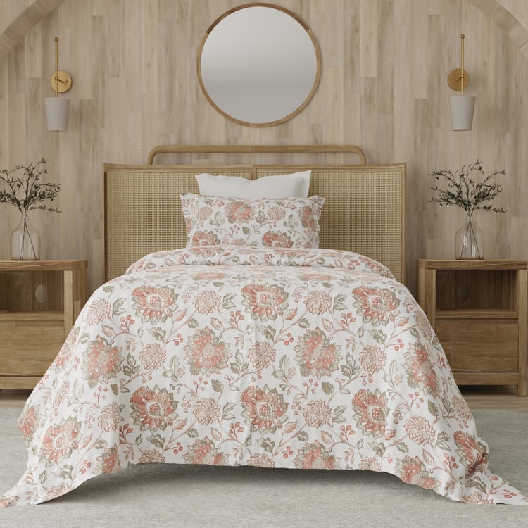 LAYERS Zen 225TC Floral Print 2Pcs Single Bedsheet Set