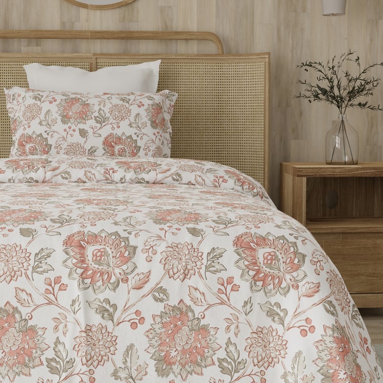 LAYERS Zen 225TC Floral Print 2Pcs Single Bedsheet Set
