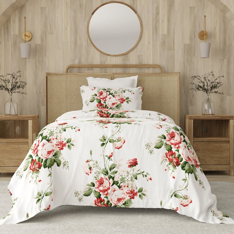 LAYERS Zen 225TC Floral Print 2Pcs Single Bedsheet Set