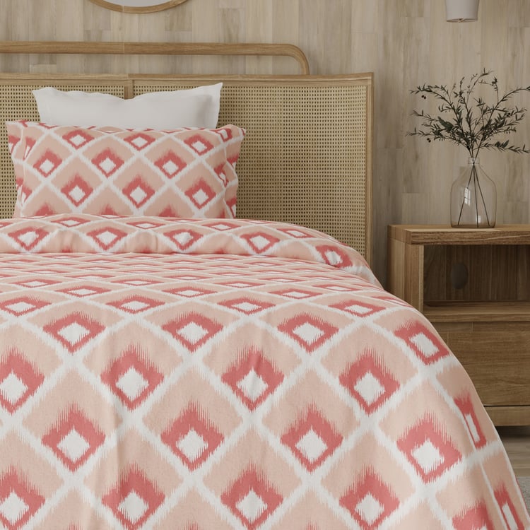 LAYERS Zen 225TC Printed 2Pcs Single Bedsheet Set