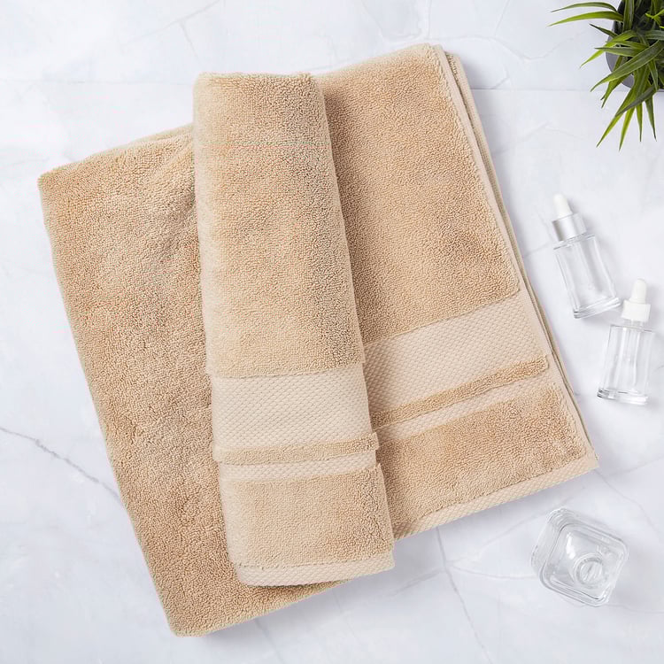 BOUTIQUE LIVING Platinum Pulse Cotton Bath Towel - 150x75cm
