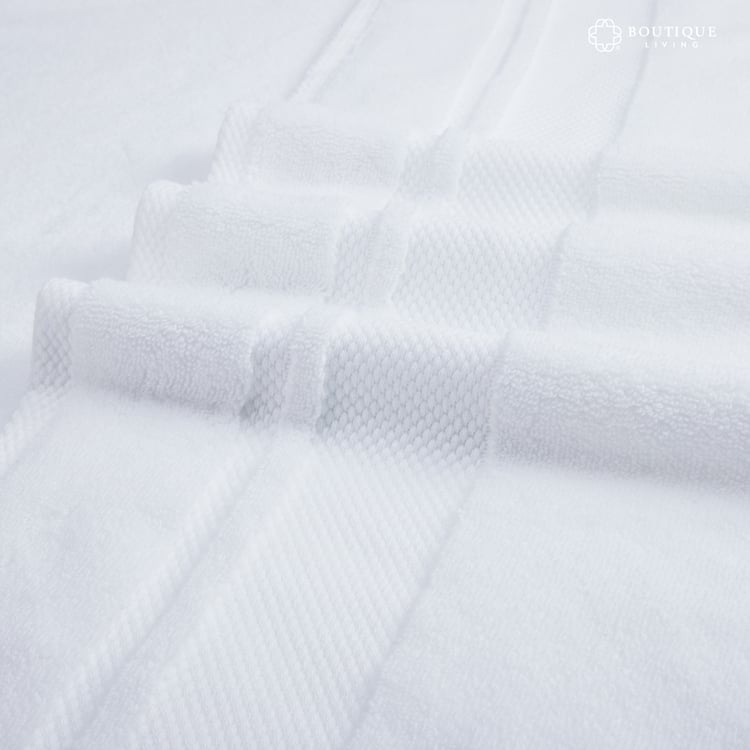 BOUTIQUE LIVING Platinum Pulse Cotton Bath Towel - 150x75cm
