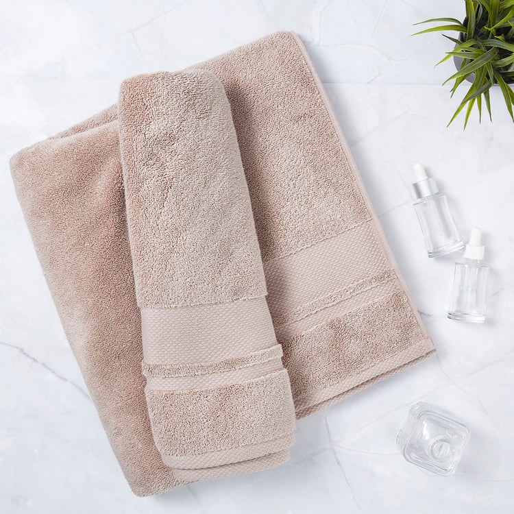 BOUTIQUE LIVING Platinum Pulse Cotton Bath Towel - 150x75cm