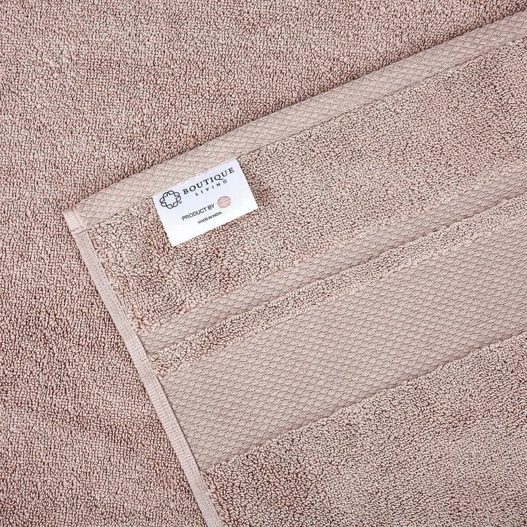 BOUTIQUE LIVING Platinum Pulse Cotton Bath Towel - 150x75cm