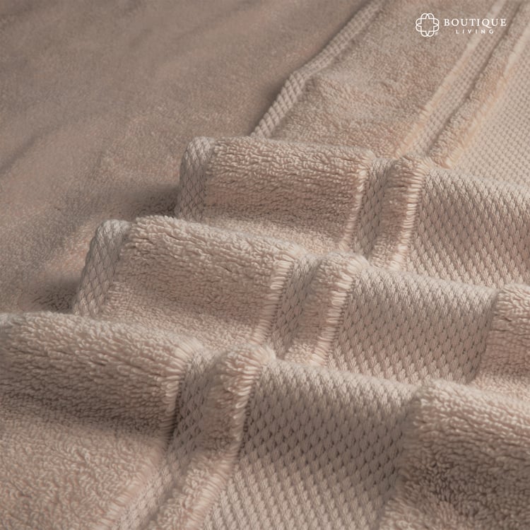 BOUTIQUE LIVING Platinum Pulse Cotton Bath Towel - 150x75cm